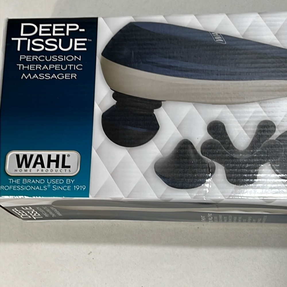 WAHL Massager Deep Tissue Percussion Therapeutic Hand Held Operation.